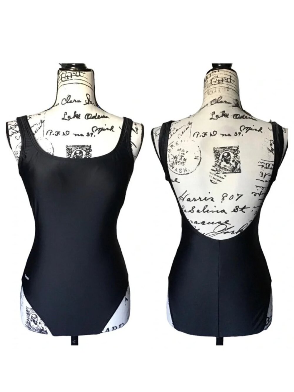 Speedo | Black Women's "Envoltura" One-Piece Swimsuit | Size 6